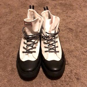 Hunter high top rain boots/shoes